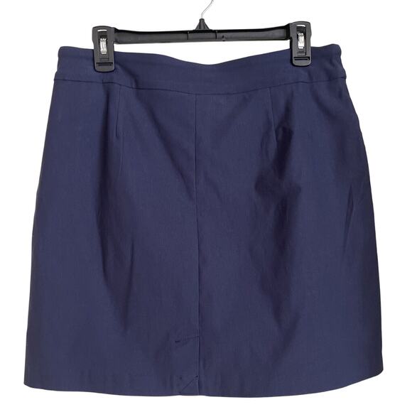 Tribal Pull On Ponte Skort (12 Petite) Navy - New No Tags - Picture 4 of 9